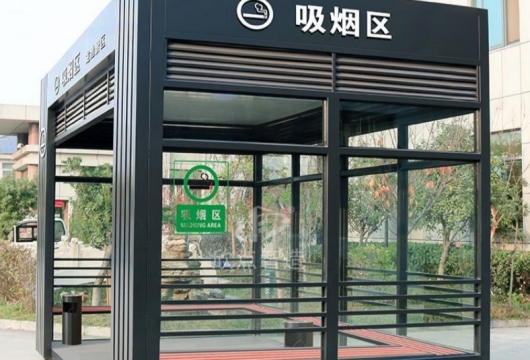 工廠和園區室外吸煙亭都長什么樣？